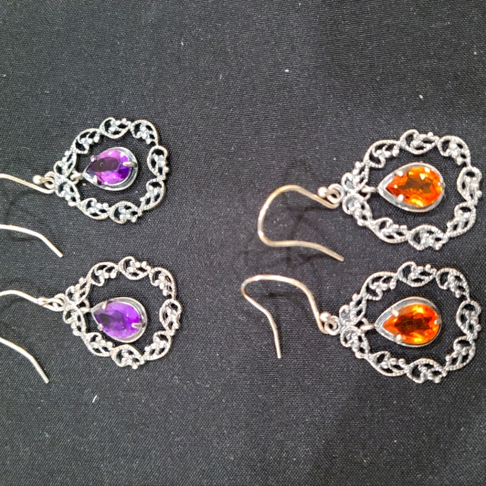 Paz Israel 925 vintage earings